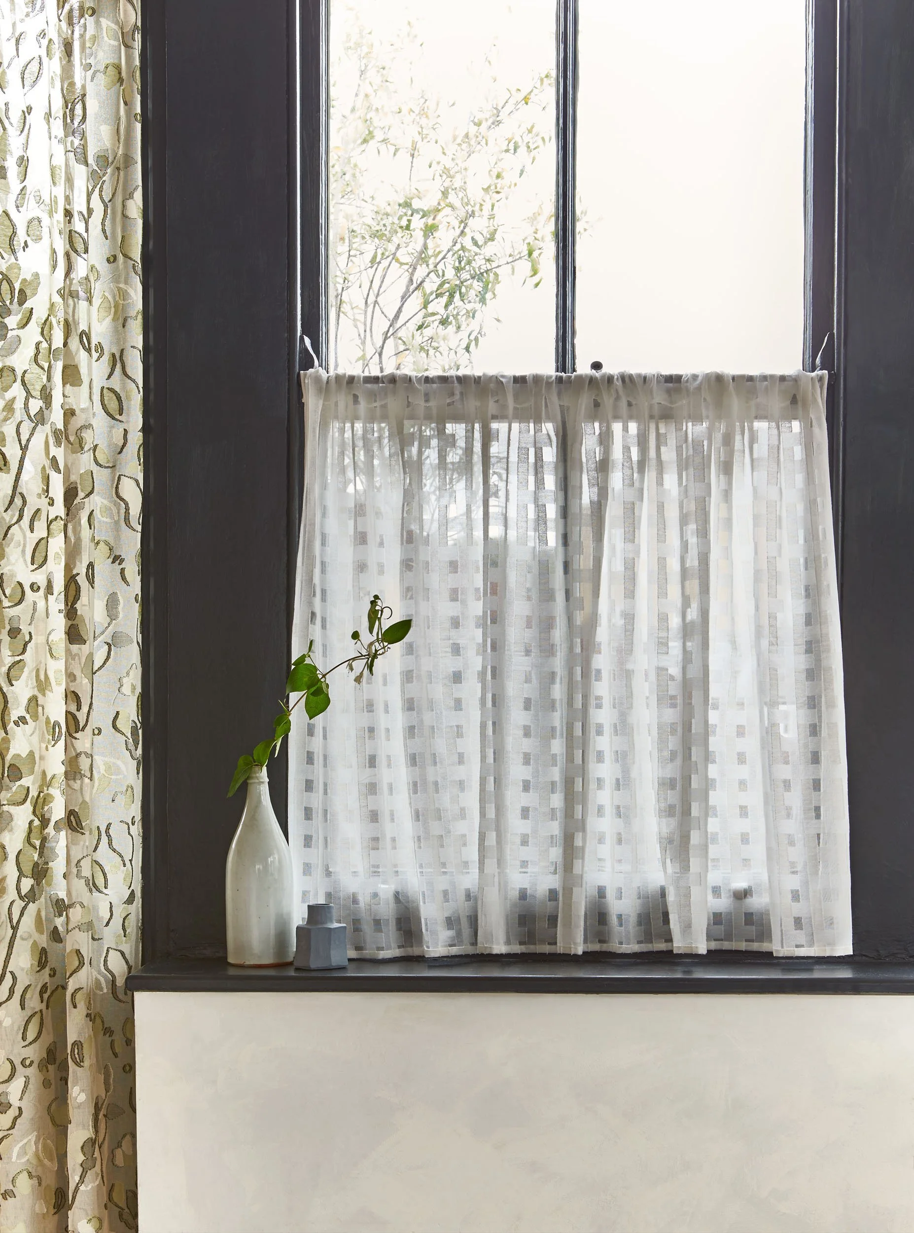 Leni Stripe Potter's Pink - Sheer Cotton Madras — Imogen Heath